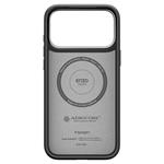 Spigen Enzo Aramid T, black silver - iPhone 17 Pro Max