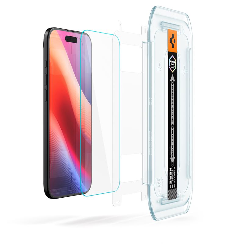 Spigen Glass tR EZ Fit 2 Pack, transparency - iPhone Air