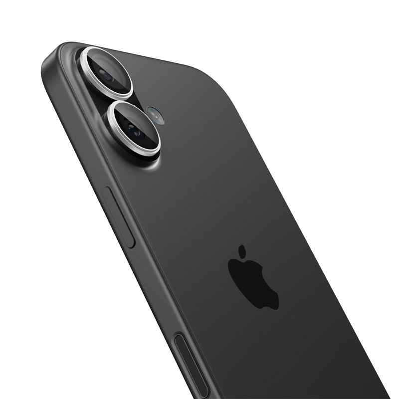 Spigen Glass tR EZ Fit Optik Pro 2 Pack, silver - iPhone 17