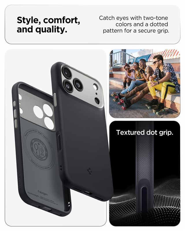 Spigen Nano Pop MagSafe, black sesame - iPhone 17 Pro Max