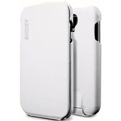 SPIGEN SGP Leather Case Argos - Samsung Galaxy S4, bílý