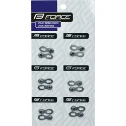 Spojka řetězu FORCE pro 11řetěz (1sada=1 blistr=6ks spojek)
