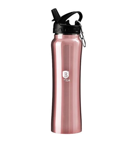 Športová fľaša BerlingerHaus z nehrdzavejúcej ocele 18/10 I-Rose Edition, 0,5 l