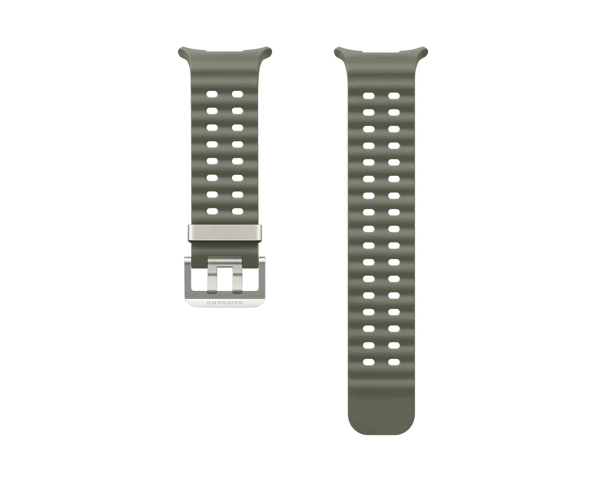 Športový náramok Samsung Marine Band pre hodinky Watch Ultra veľkosti S/M/L zelený