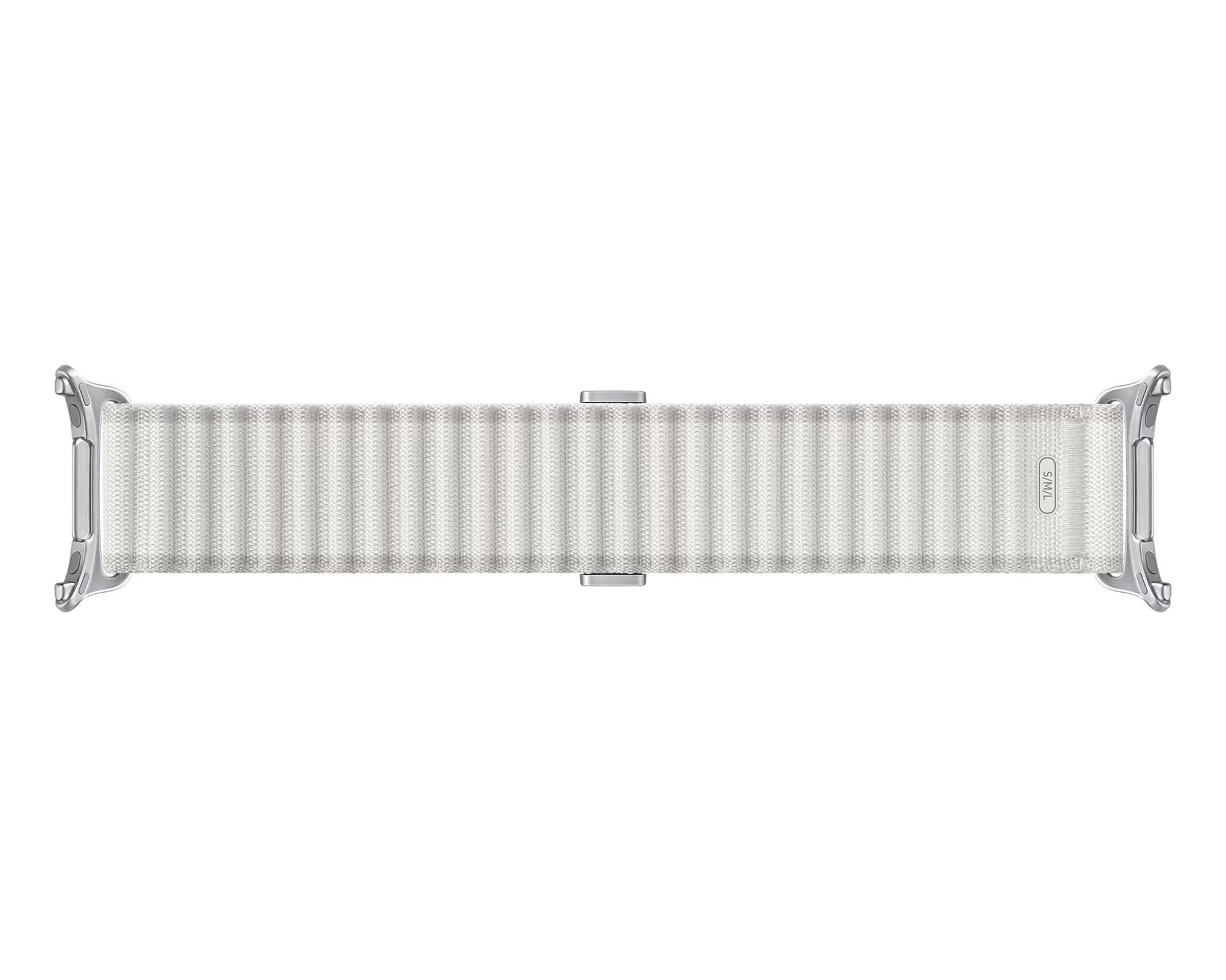 Športový remienok Samsung Trail Band pre hodinky Watch Ultra veľkosti S/M/L biely