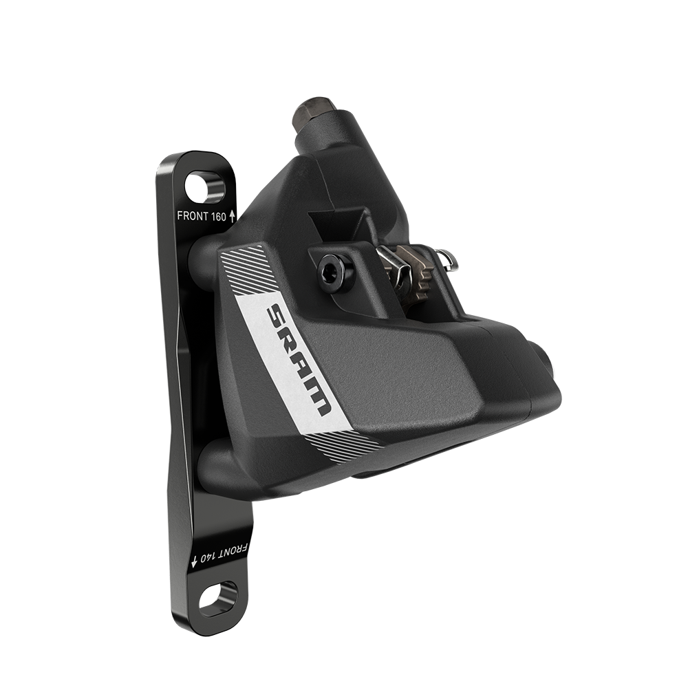SRAM Apex D1 kotúčová brzda, Stealth-A-Majig Connected, predná, ľavá páka, Flat Mount 2