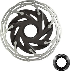 SRAM Centerline X Road 2 Piece CenterLock 160mm Black Rounded Disc (balenie obsahuje zámok