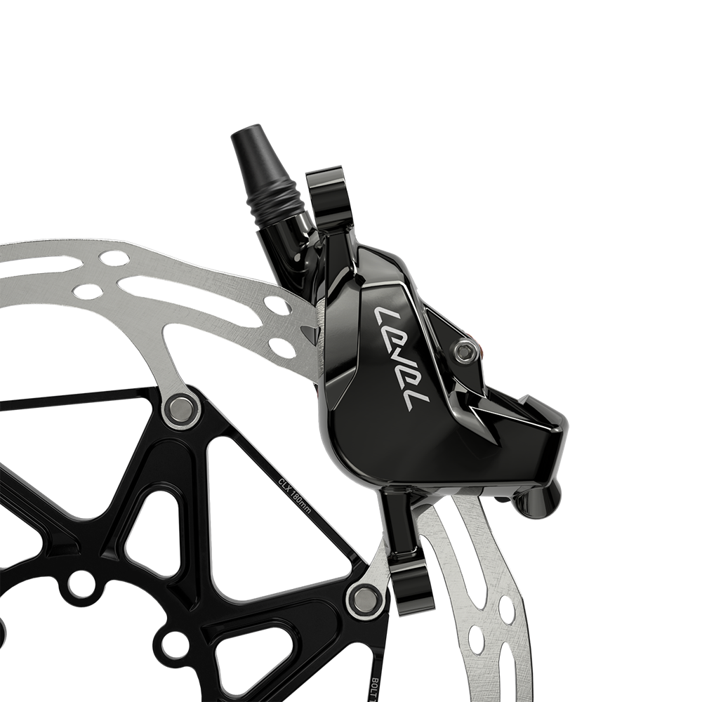 SRAM Level Ultimate Stealth 2 piestiková kotúčová brzda, čierna, predná
