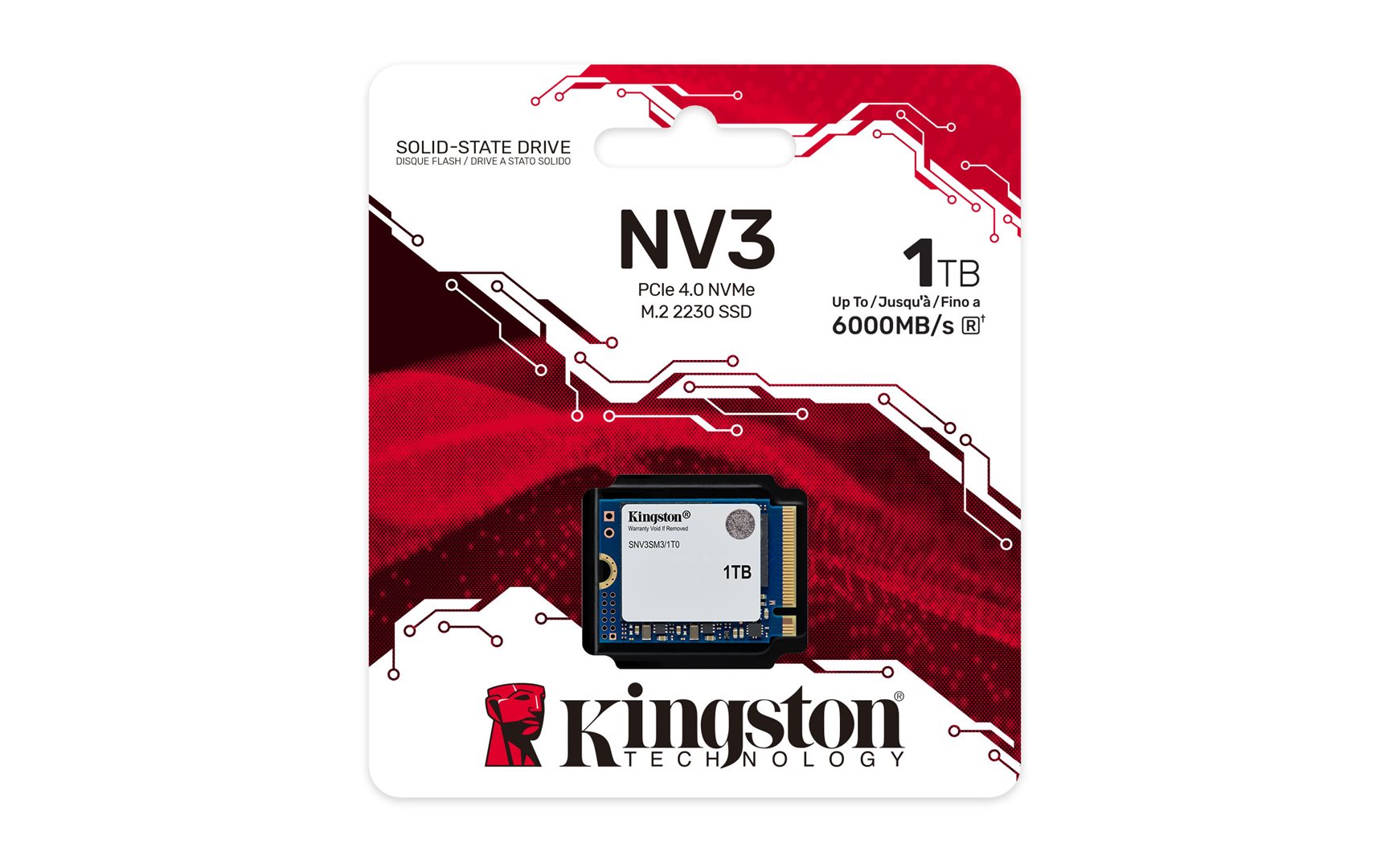 SSD disk Kingston NV3 1TB NVMe M.2 2230