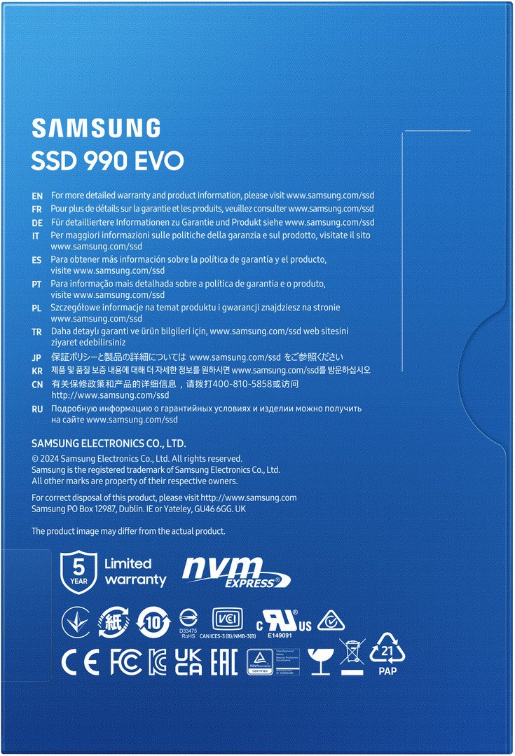 SSD disk Samsung 990 EVO 2 TB