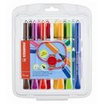 STABILO Fix "Cappi", mix farieb, 1 mm, 12 ks/bal.