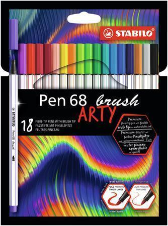 STABILO Fixy "Pen 68", 18 barev, 1 mm