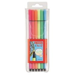 STABILO Fixy "Pen 68", 6 neonových barev, 1mm