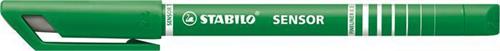 STABILO Liner "Sensor", 0,3 mm, zelená