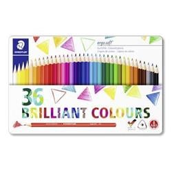 STAEDTLER Barevné pastelky "Ergo Soft", 36 barev, trojhranné 157 M36