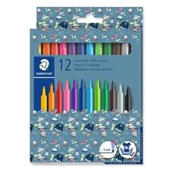 STAEDTLER Fixy "Pattern Mix", mix vzorů, 12 barev, pratelné 325 PMC12
