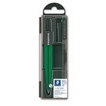 STAEDTLER Kompas "Noris", zelená metalíza, pevný