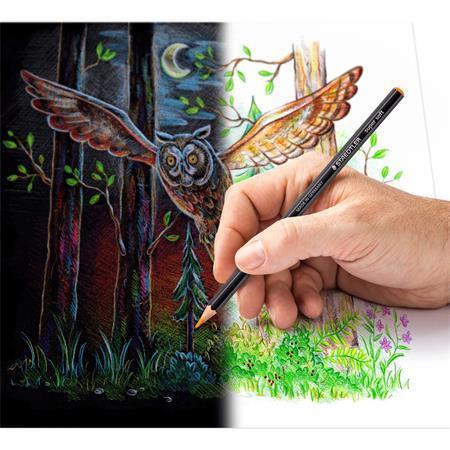 STAEDTLER Pastelky "Design Journey Super Soft", sada 12 farieb, šesťhranné