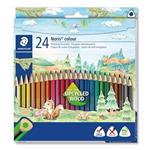 STAEDTLER Pastelky "Noris Colour", 24 farieb, trojuholníkové