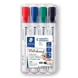 STAEDTLER Popisovač na biele tabule "Lumocolor 351", 4 farby, zúžený hrot, 2 mm