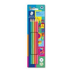STAEDTLER Sada grafitových tužek "Noris 118 Happy", HB, trojúhelníková 118 BK4 HA
