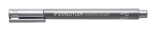 STAEDTLER Štětcový fix "Design Journey Metallic Brush", stříbrná, 1-6 mm 8321-81