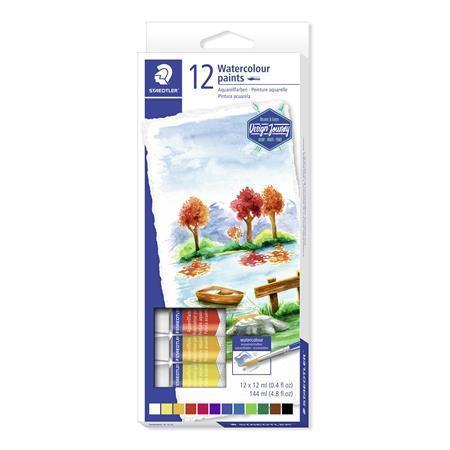STAEDTLER Temperové barvy "Design Journey", 12 barev, 12ml