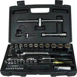 Stanley 1/4" a 1/2" sada hlavic 50dílná