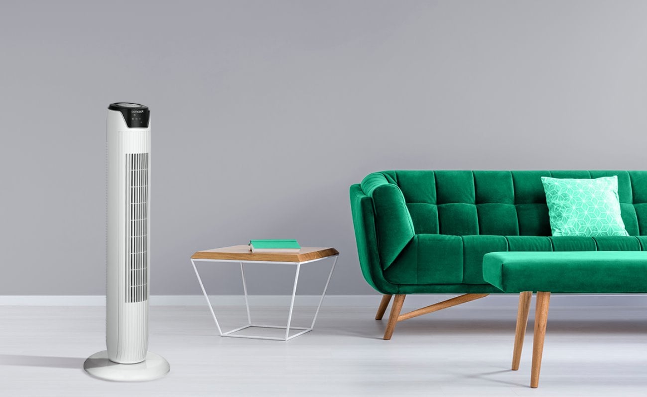 Stĺpový ventilátor Concept VS5100, biely