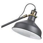 Stojacia lampa ARTHUR na žiarovku E27, 150 cm, tmavosivá