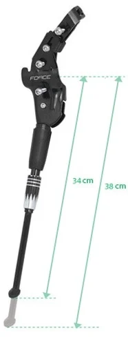 stojan FORCE MANT 26-29" Al zadní, černý