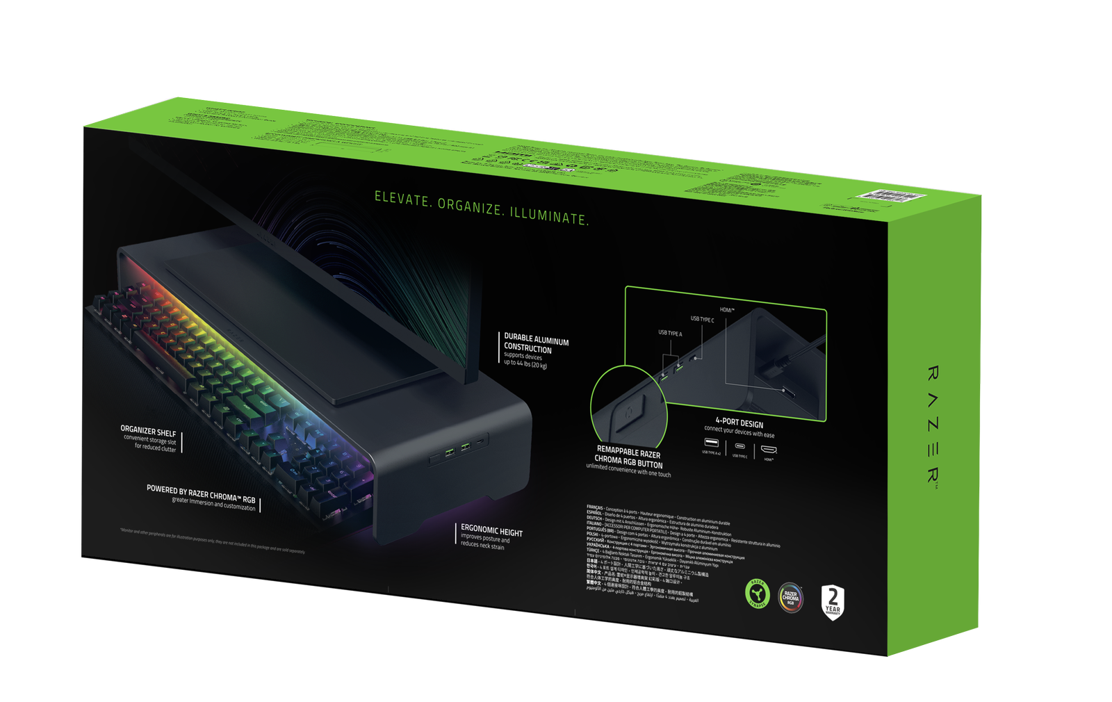Stojan na monitor Razer Chroma