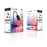 Stolná lampa CONNECT IT CLIP 2 s klipom ČIERNA