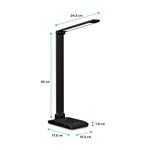 Stolná LED lampa CONNECT IT BRIGHT, ČIERNA