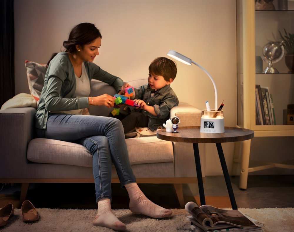 Stolná LED lampa IMMAX FRESHMAN biela