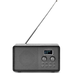 Stolné rádio NEDIS/ DAB+/ FM/ 1,3"/ napájanie z batérie/ digitálne/ 4,5 W/ budík/ čierne