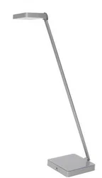 Stolní lampa ALBA Ledmy, stříbrná, LED, 6.5W