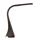 Stolní lampa IMMAX Leather Brown s displejem, hnědá