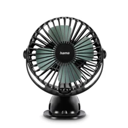 Stolný ventilátor Hama USB s klipom, 3 rýchlosti