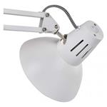 Stolová lampa DUSTIN pre žiarovku E27, biela