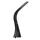 Stolová lampa IMMAX Leather Black s displejom, čierna 08947L
