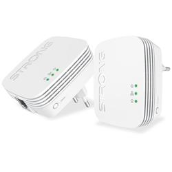 Strong sada 2x adaptérov Powerline 1000 DUO MINI/ 1000 Mbit/s/ 1x LAN/ biela