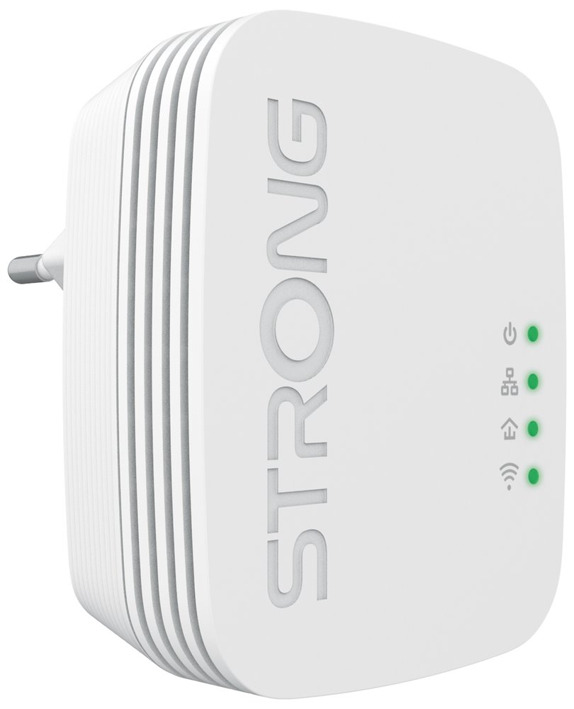 Strong sada 2x adaptérů Powerline WF 600 DUO MINI, bílá