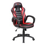 Studentská herní židle Red Fighter C6, černo-červená