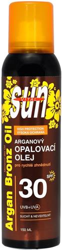 Sun Vital Arganový suchý opalovací olej sprej SPF30 150ml