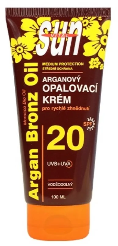 Sun Vital opaľovací krém s BIO arganovým olejom SPF 20
