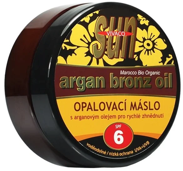 Sun Vital opaľovacie maslo s organickým arganovým olejom SPF 6