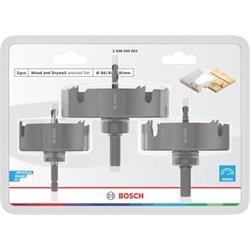 Súprava dierovačov BOSCH do dreva a sadrokartónu, 68; 86; 100 × 27 mm (2.608.594.503)