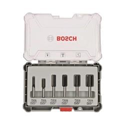 Súprava fréz BOSCH, 6 ks, drážkované frézy s 8 mm vretenom (2.607.017.466)