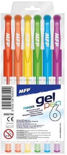 Súprava gélových pier MFP NEON 6 ks GN1038-6